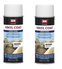 SEM M25083, Carver White, Marine Vinyl Paint, Aerosol (2 Pack)