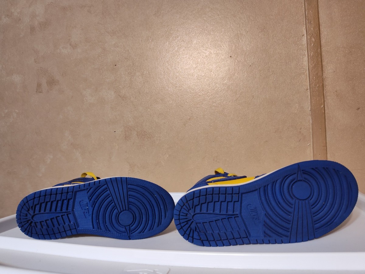 Air Jordan キッズシューズ ブルー×イエロー（19㎝） Air Jordan キッズシューズ ブルー×イエロー（19㎝）