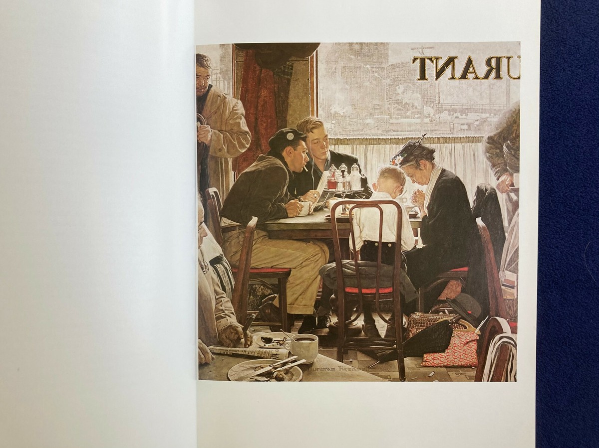 Collectible 'Norman Rockwell Poster Book' with 20 Frame-Suitable
