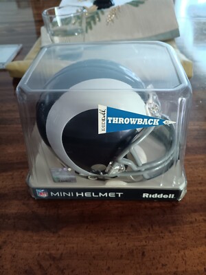 Riddell Los Angeles LA Rams 1965-1972 Throwback VSR4 Mini Helmet Rare