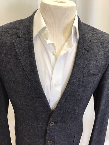 🌟GORGEOUS🌟 Paul Smith Men’s Blue/cream Suit Sz 40R Jacket Drop 7 For Pants - Picture 2 of 11