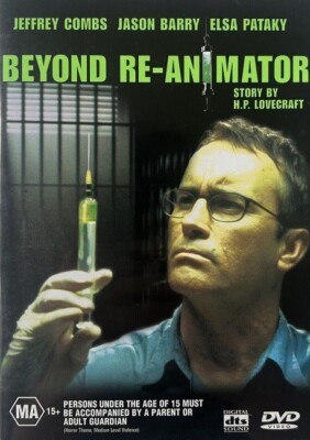 BEYOND RE-ANIMATOR Jeffrey COMBS Jason BARRY ELSA PATAKY Horror Sci-Fi DVD Reg 4