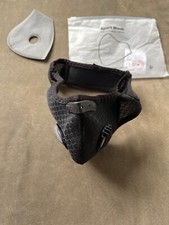 Set of 3 Black Sports Mask with Exhalation Valves Sport Mask NEW