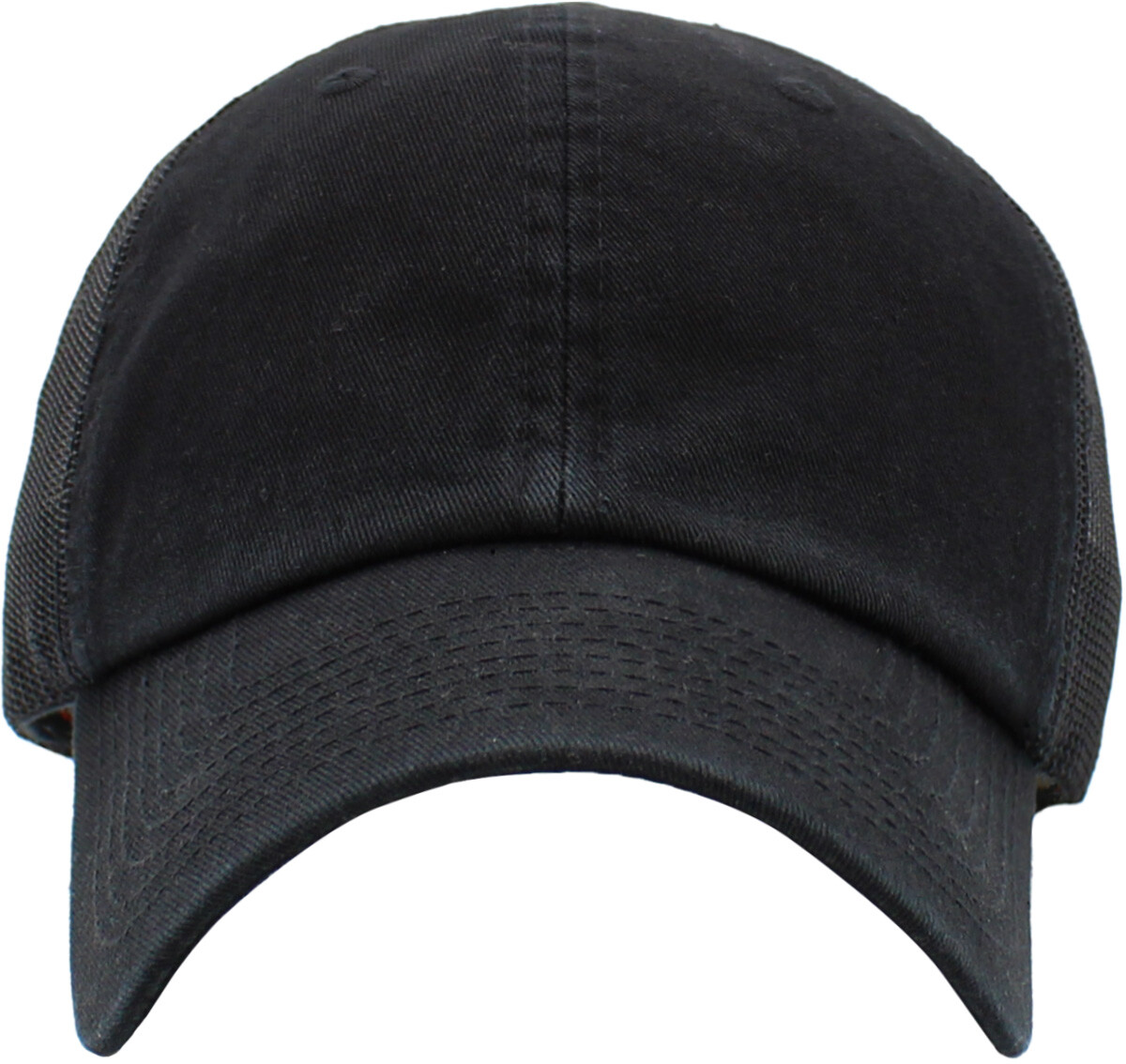EREWHON Black Mesh 6 Panel Trucker Dad Hat Richardson 112XL Classic 6-Panel Adjustable Trucker Cap  main image 4