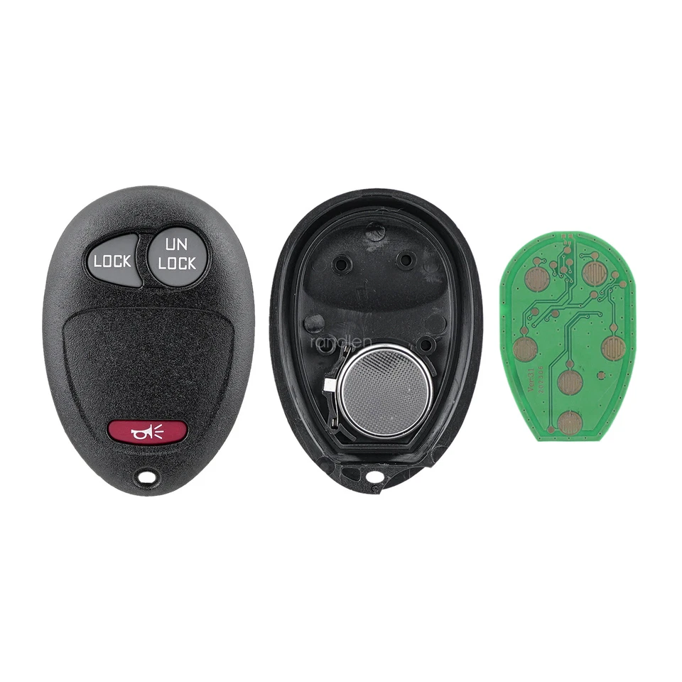 2 Llavero remoto 3B para GMC Canyon 2004 2005 2006 2007 2008 2009 2010 2011 2012 Foto 4 de 4