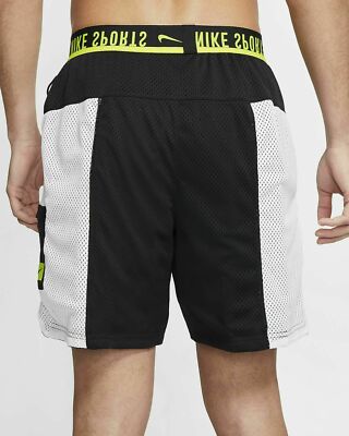 NIKE SPORTSWEAR NSW REVERSIBLE LOOSE FIT TRAINING SHORTS BLACK