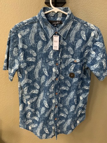 Coastal Tillys Mens Short Sleeve Button 