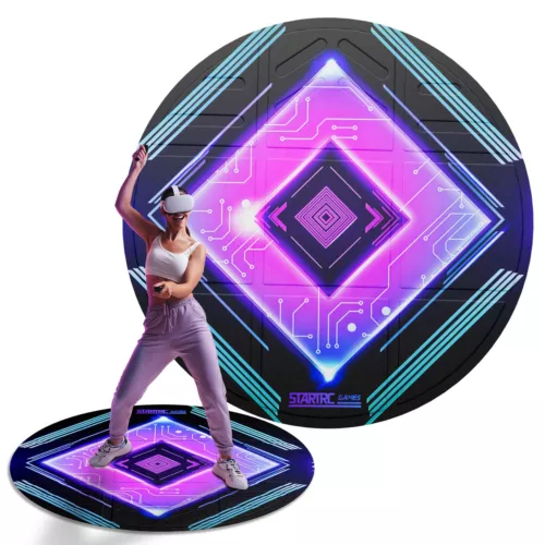 Foldable VR Mat for Meta Quest 3S/Apple Vision Pro VR Gaming Anti-slip Floor Mat