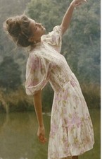 Spell and The Gypsy Collective Rose Garden Pink Mini Dress Small