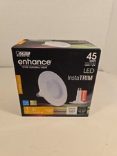 FEIT Electric Recessed Retrofit 4" LED 45W Instatrim Vivid Natural Light. 1 Pack