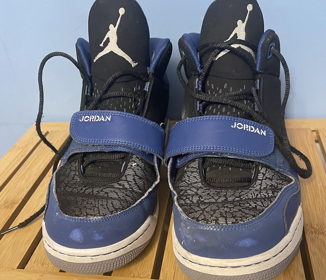 Nike Air Jordan Flight Club 90 Black Blue Men s US Size 12 eBay