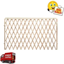24"- 60" Retractable Baby Gate Walk-Thru Swing-Wide Room One Hand Latch Infants