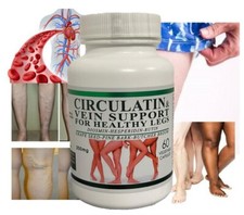 Natural Pills For Blood Circulation Legs Arm Veins, Circulaci n Sangu nea 60Caps