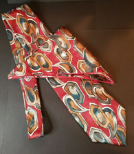 Town Craft Made In USA Red With Paisley Pattern Matching Hankerchief