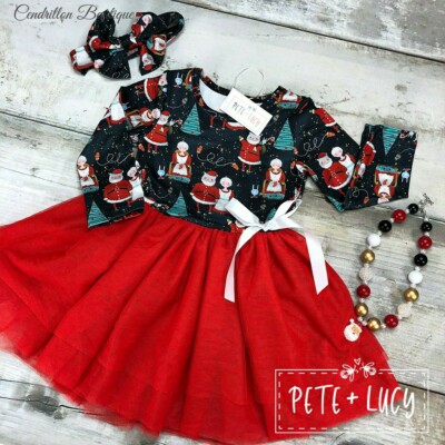 holiday tulle dress Made To Sparkle Embroidered Tulle Holiday Dress main image 0
