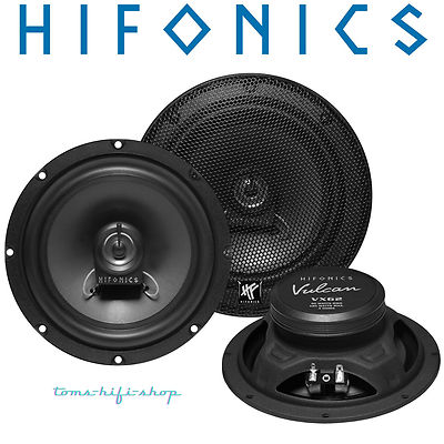 Hifonics Vulcan VX62 16,5cm 2-Wege Koaxial Lautsprecher Set 180 Watt Auto Boxen