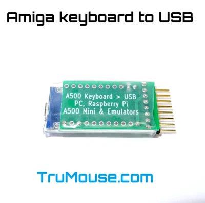 TRUMOUSE Adaptador de teclado a USB Commodore Amiga A500 / A500 Plus