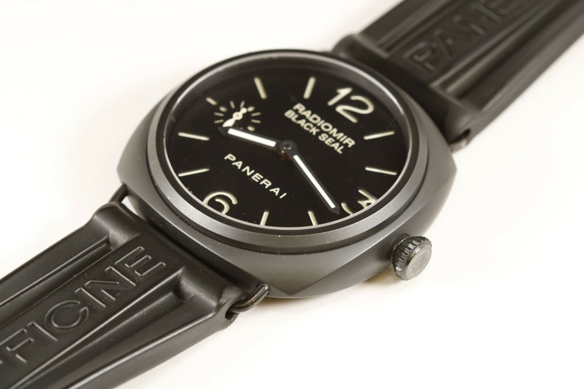 Panerai Radiomir Black Seal Black Ceramic 45mm Dive Watch PAM 292