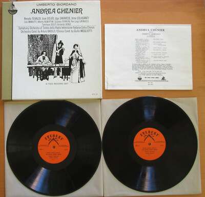 Umberto Giordano Andrea Chenier Renata Tebaldi Arturo Basile Everest Cetra 412/2