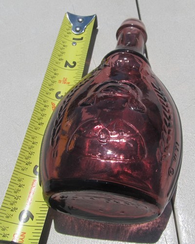 Vtg 1970s Wheaton NJ Amethyst Jenny Lind The Swedish Nightingale Figural Bottle - Picture 7 of 9