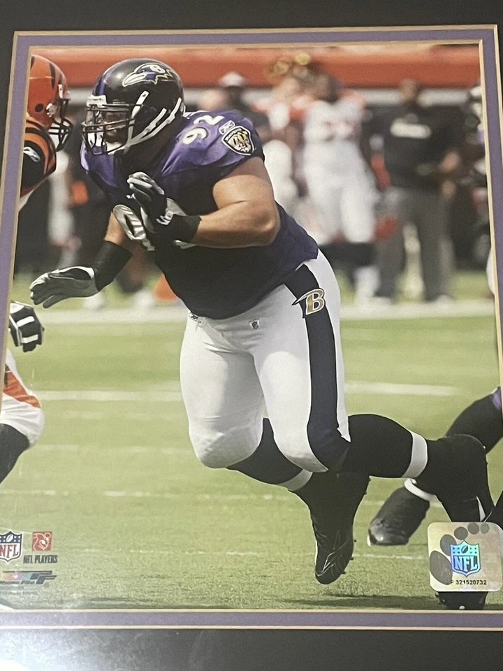 Foto fosca emoldurada Haloti Ngata Baltimore Ravens - Imagem 2 de 3