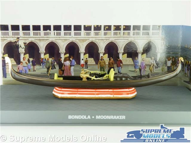 BONDOLA MODEL BOAT JAMES BOND MOONRAKER FILM ROGER MOORE 1:43 SCALE IXO K8 - Image 2 of 4
