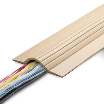 UT Wire Cable Blanket Raceway Cord Cover Protector Floor Low Profile Beige 5 Ft