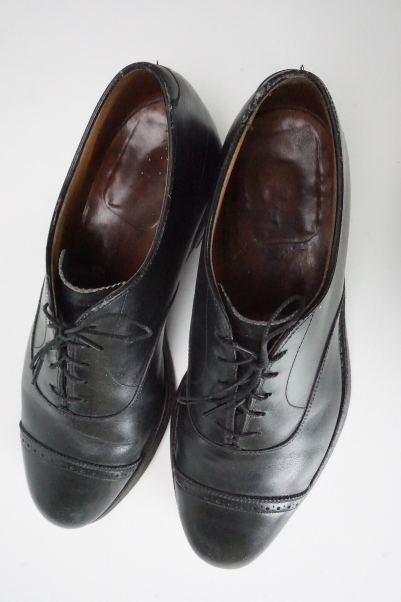 Alden 901 Perf Tip Bal Oxford (Black Calf) Mens Dress Shoes  display picture 3