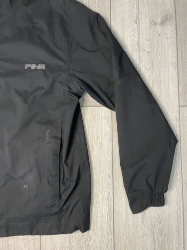 Ping Collection Lightweight Windproof Golf Jacket - Black Mens UK Size Small S - Picture 3 of 14