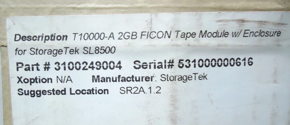 NEW SUN Storagetek T10000 T1A 314497902 003-4126-01 tape drive - Image 3 of 4