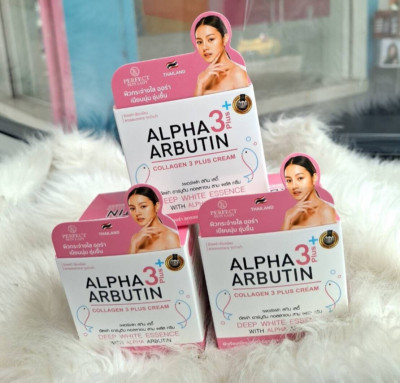PERFECT SKIN LADY Alpha Arbutin collagen 3 plus cream Body Skin 100 gX3 BOXES