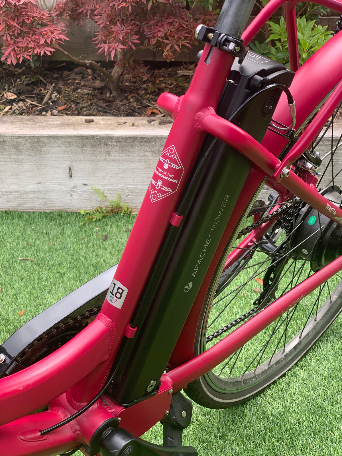 Electric Bike Red Apache Wakita Step Through Hybrid eBay