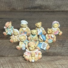 CHERISHED TEDDIES Lot Of 10 Sitting Bears-EXCELLENT CONDITION NO BOXES/PAPERS
