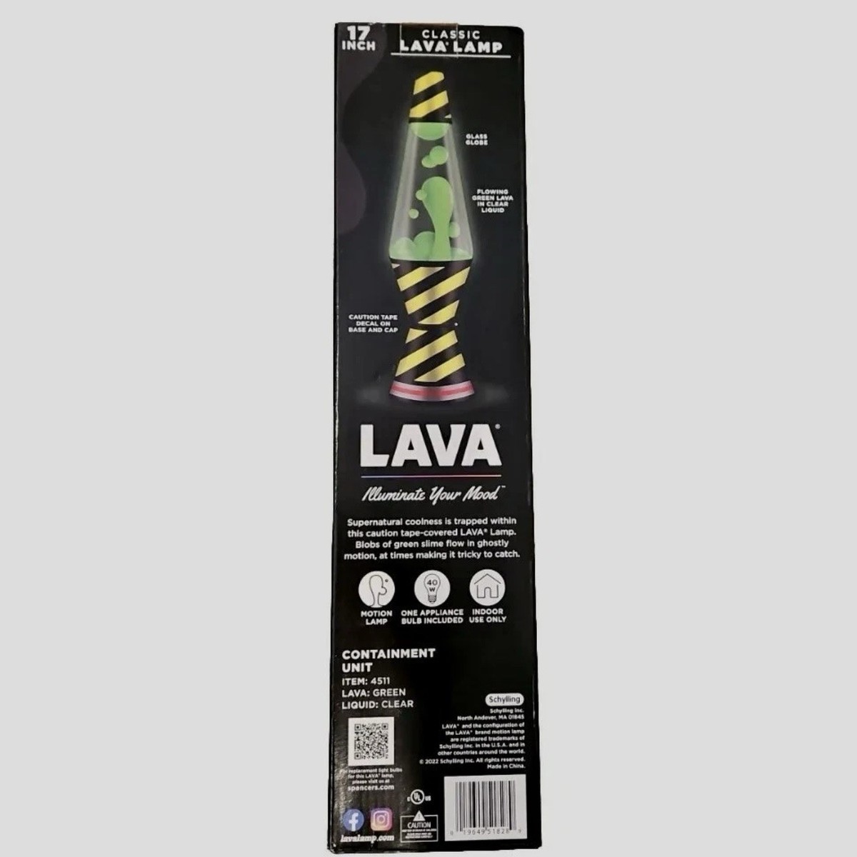 Biohazard Ghostbusters 17” Classic Lava Lamp Spencers Horror