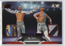 2023 AEW All Elite Wrestling Red Memorabilia 4/25 Austin Gunn Colten Patch 18dh