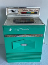 Vintage 1968 Topper Toys Suzy Homemaker EZ Combination Washer Dryer Turquoise