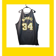 Wichita State Shockers Basketball Jersey 34 Xavier McDaniel Hardwood Legends 4XL