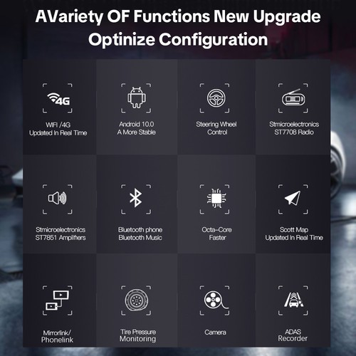 For Audi A3 2003-2013 Car Stereo Radio Fit Apple Carplay Android Auto GPS Wifi - Picture 3 of 19