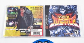 PROJECT JUSTICE COMPLETE CIB 2001 Authentic Sega Dreamcast
