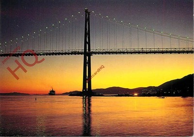 Ansichtskarte; Vancouver, Lions Gate Bridge Sonnenuntergang