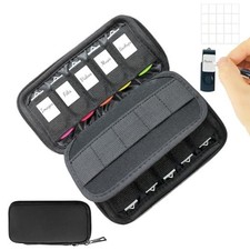 USB Flash Drive Case Organizer 10 USB Slots 10 Memory Card Slots Black
