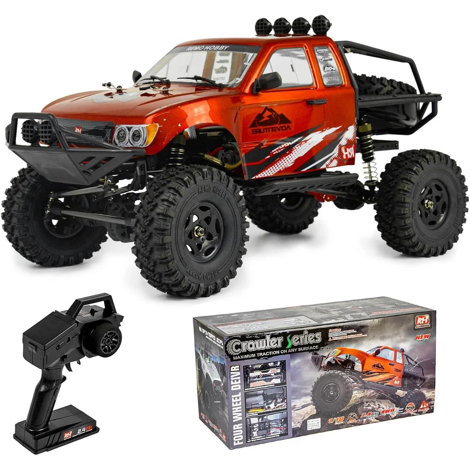 2.4Ghz RC Car 1:10 Scale Rock Crawler 4WD Off-Road Remote Control Monster Truck - Image 2 of 4