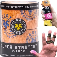 Super Stretchy Thumb Tape - Weightlifting Hook Grip Tape & WOD Tape for Cross Tr