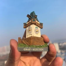 Austrian Landmark Fridge Magnet Tower
