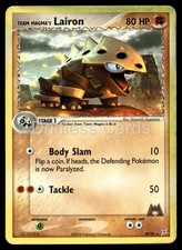 Team Magma's Lairon 20/95 Rare Team Magma vs Team Aqua Pokemon MP on eBay