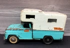 Vintage 1960's Tonka Pickup Truck Camper Truck Pressed Steel