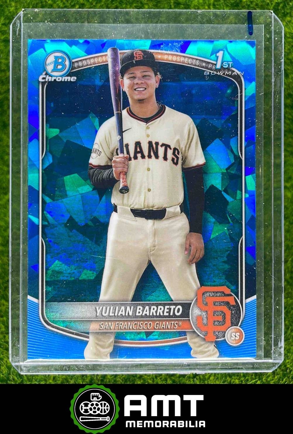 Yulian Barreto 2025 Bowman Chrome Sapphire Prospects Giants #BCP-229