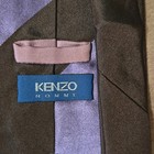 KENZO Homme Silk Tie Brown Purple ITALY 🇮🇹 — photo 2