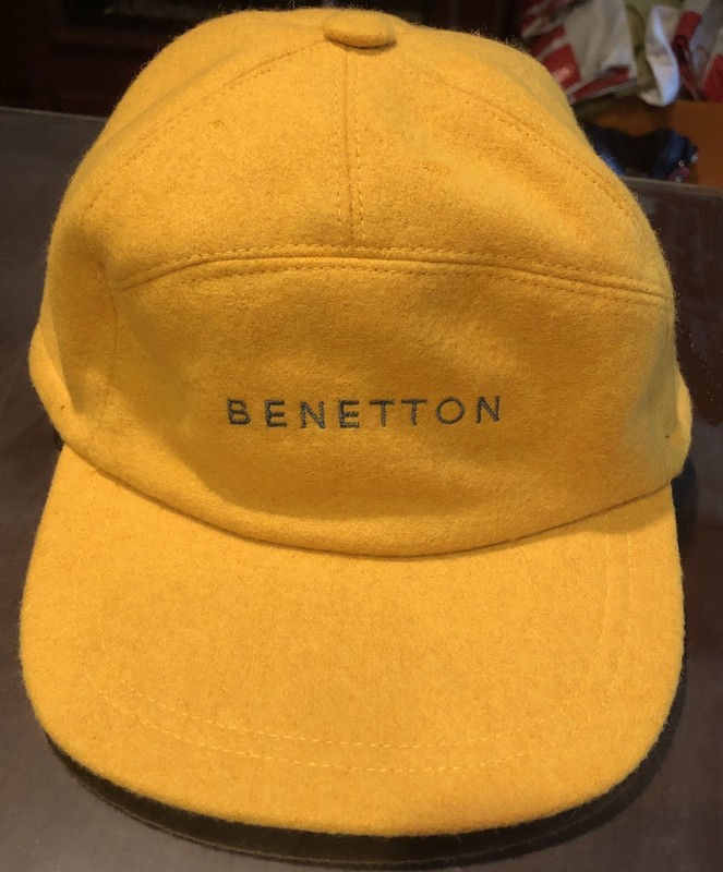 Benetton VTG Yellow Wool Cap 1990’s