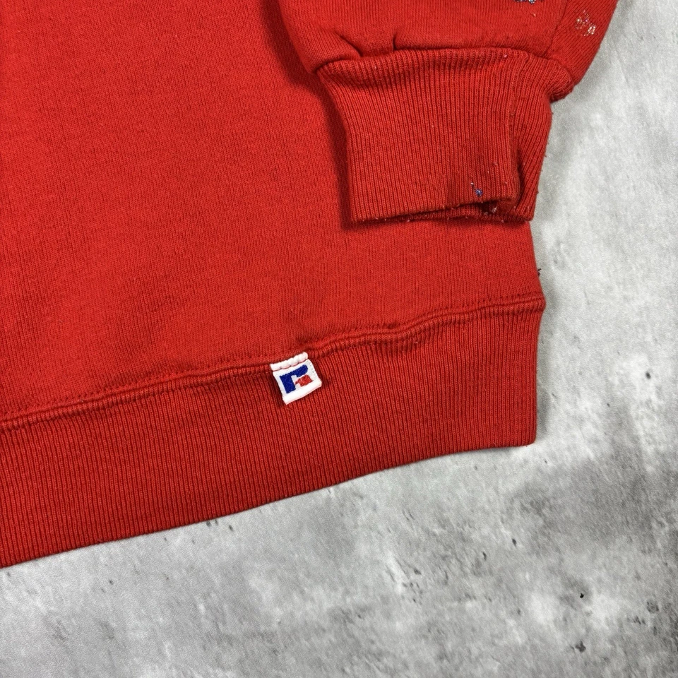 Винтажный 80-х Maryland University Russell Athletic толстовка пуловер молодежи sz L - Изображение 4 из 4